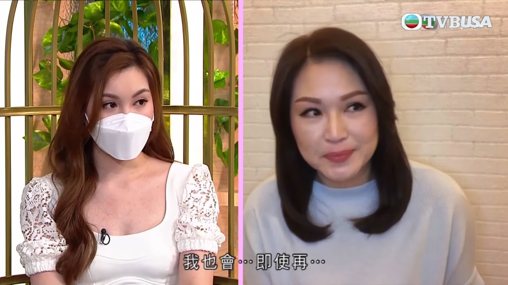 宋宛穎媽媽文寶雪參選澳門小姐已經是33年前的事，至今依然保養得宜。​